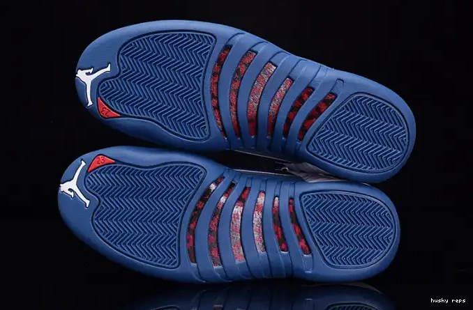 Cheap Husky Jordan mens Air 12 Blue